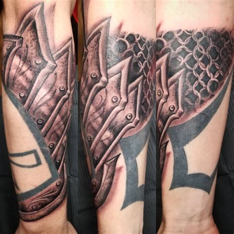 Knight Armor Tattoo Sleeve