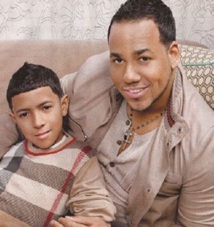 Romeo Santos with his son Alex Damian Santos | Celebrities InfoSeeMedia