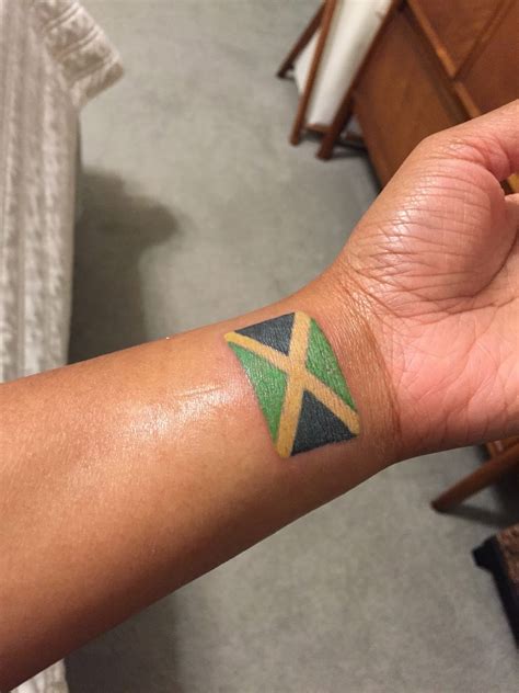 Jamaican Flag Tattoo