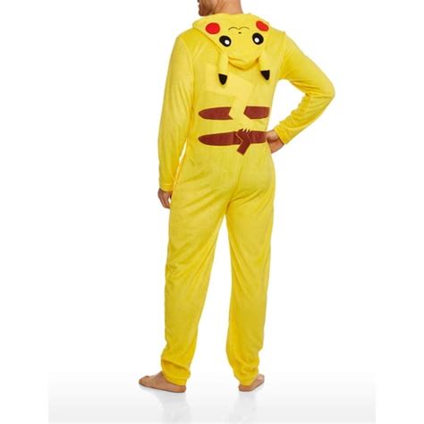 Movies and Television - Pokemon Pikachu Licensed Men's Onesie Hooded ...