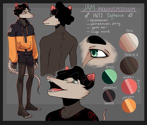 Fursona Ref Sheet — Weasyl