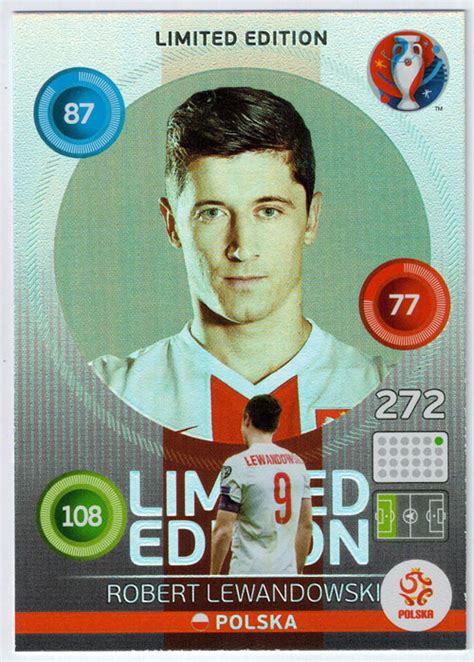 Adrenalyn XL UEFA Euro 2016, Limited Edition, Robert Lewandowski - Hero