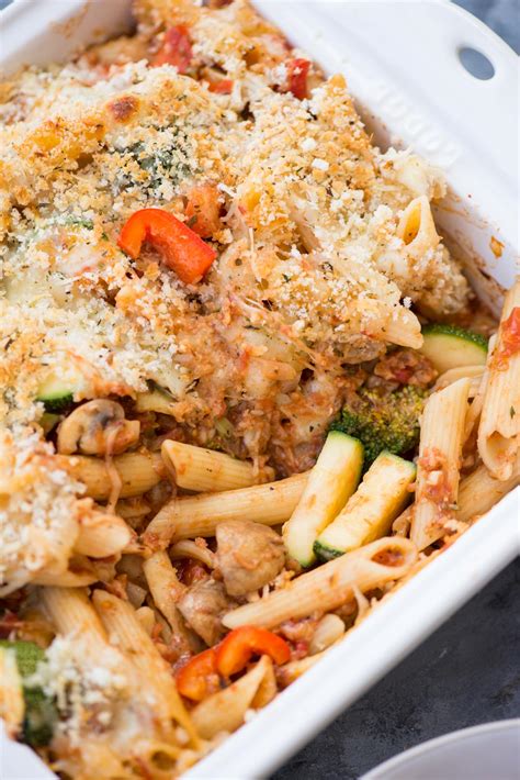 Vegetarian Noodle Casserole - Creamy Vegetable Pasta Bake | Little Grazers - delicious food for ...