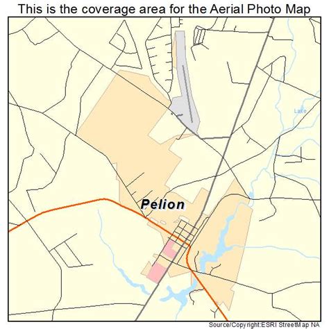 Aerial Photography Map of Pelion, SC South Carolina