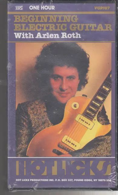 BEGINNING ELECTRIC GUITAR with arlen roth vhs sealed hot licks $11.89 - PicClick