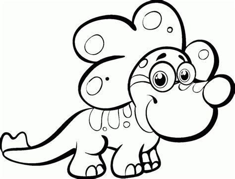 Baby Dinosaur Coloring Pages for Preschoolers | Activity Shelter