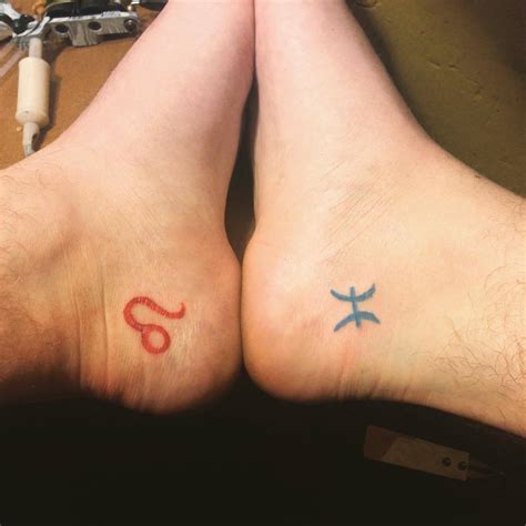 Leo Foot Tattoos