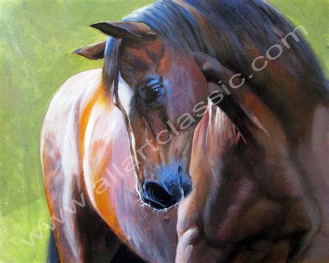 Brown Horse Original Oil Painting