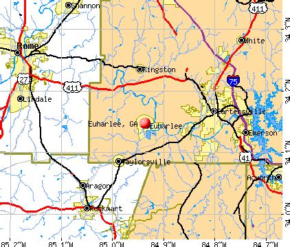 Euharlee, Georgia (GA 30145, 30178) profile: population, maps, real estate, averages, homes ...