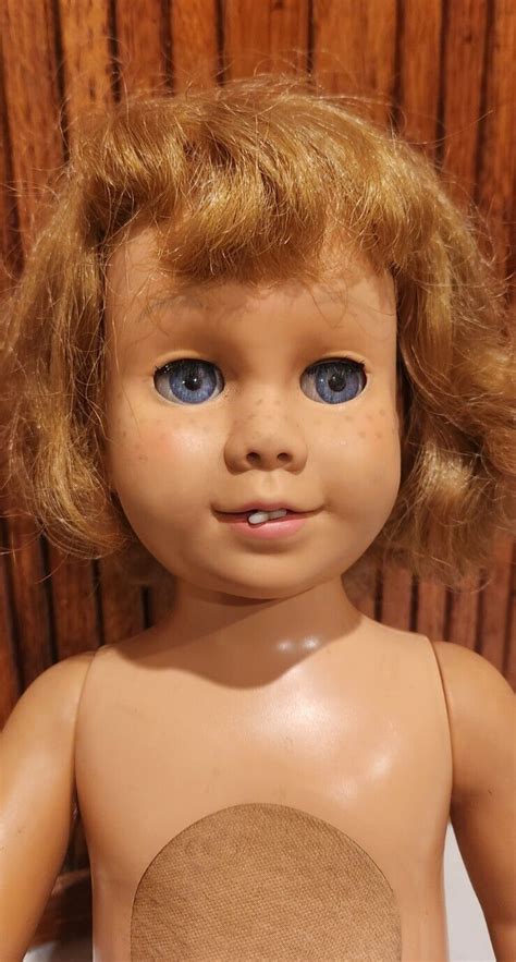 CHATTY CATHY DOLL -BLONDE HAIR - Blue Eyes - Soft Face 1960 #1 Vintage | eBay