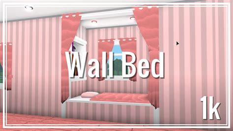 Roblox Bloxburg How To Make A Wall Bed You