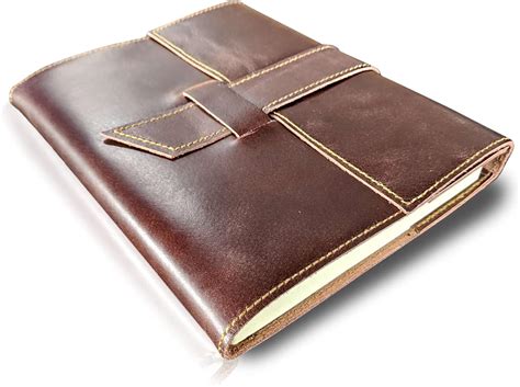 Amazon.com : RUSTIC TOWN Vintage Leather Journal with Lined Pages - A5 ...