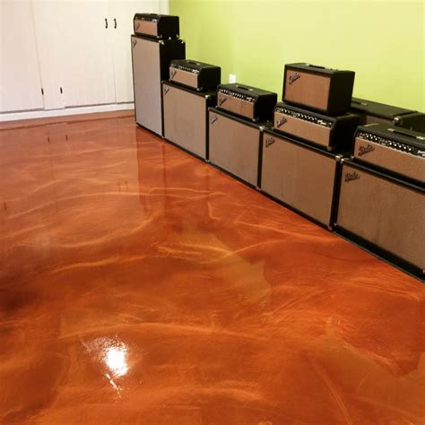 Epoxy Garage Floor Metallic In Ontario / Metallic Epoxy Decorative ...