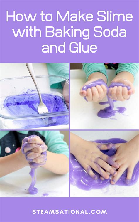 How to Make Slime with Baking Soda- Just 2 Ingredients! | Baking soda, Slime, Baking soda cleaning