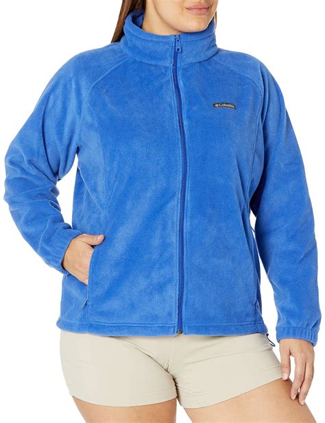 Columbia Plus Size Benton Springs Full Zip Fleece Jacket in Blue - Save ...