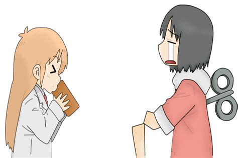 Hakase and Nano - Nichijou by Mazinombies on DeviantArt