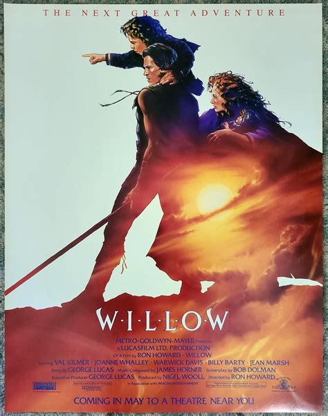 Original willow Authentic Movie Poster Rare Style B Advance One-sheet ...