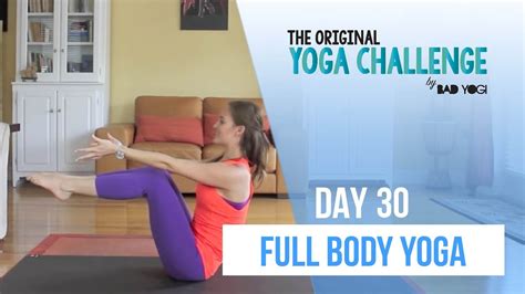 Original Yoga Challenge: Day 30 - Full Body Yoga (Intermediate) - YouTube