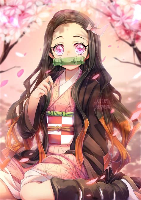 Nezuko Anime Cute Art