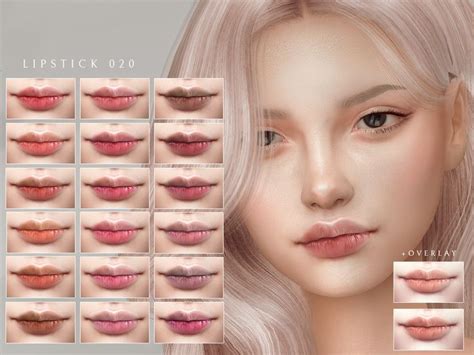 Lipstick 020 | Sims 4, Sims 4 cc makeup, Sims