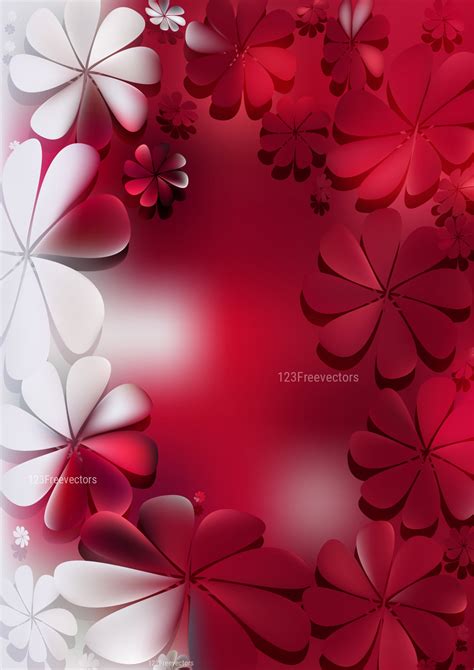 Red Flower White Background Wallpaper | Best Flower Site