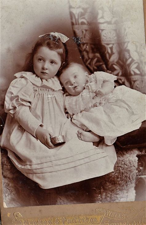 Cabinet Portrait of Two Children by Wells of Somerset | Portrait ...