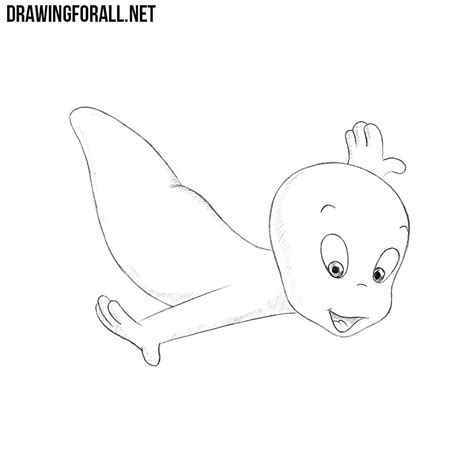 How to Draw Casper Easy