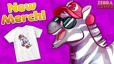 NEW Halloween 2020 Zebra Gamer Merchandise! - YouTube