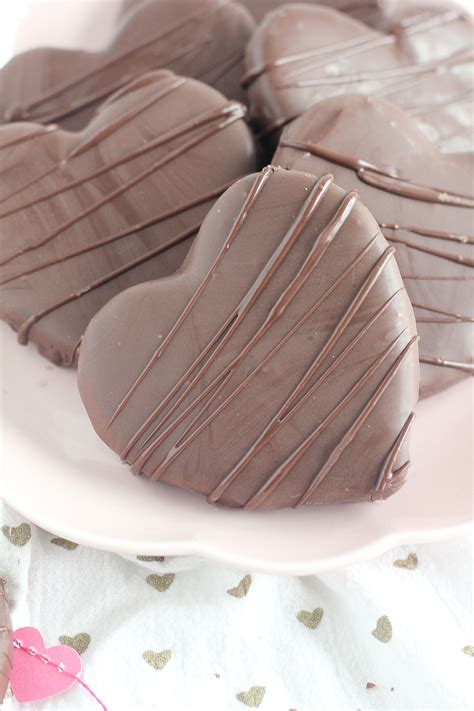 Easy Chocolate Covered Peanut Butter Hearts