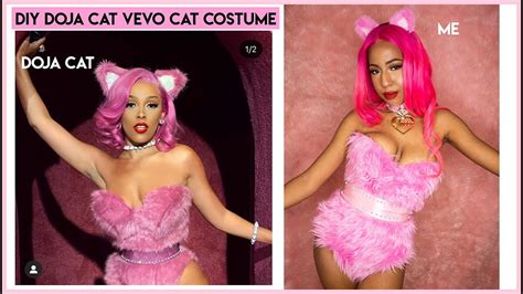 DIY DOJA CAT VEVO CAT COSTUME | TEHJA - YouTube