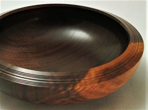 Claro Walnut Wood Bowl Wooden Bowl Fine Woodworking Lathe | Etsy | Wood ...