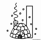 Coloring Pages Alphabet I For Igloo9cf1 Page Printable sketch template