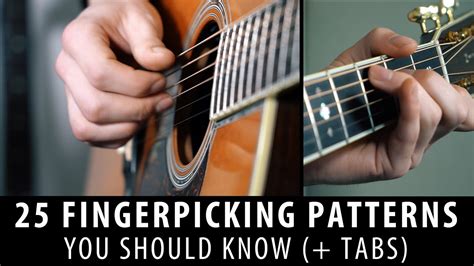 25 Fingerpicking Patterns In 5 Minutes! (+tabs) - YouTube