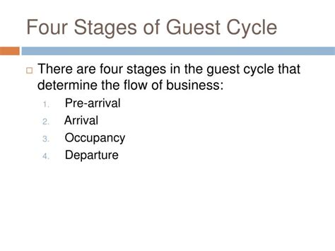 PPT - Chapter 4: The Guest Cycle PowerPoint Presentation - ID:1038477