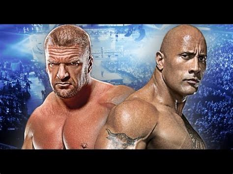 Triple H vs The Rock Wrestlemania 32 Promo HD - YouTube