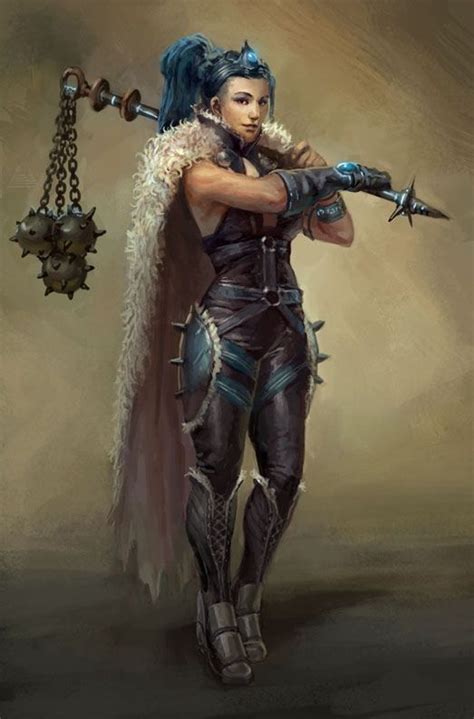 Female Barbarian - Pathfinder PFRPG DND D&D d20 fantasy | Pathfinder d&d dnd 3.5 5E 5th Ed ...