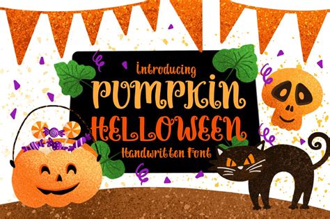 Pumpkin Halloween ~ Script Fonts ~ Creative Market