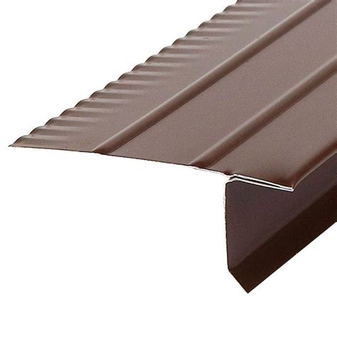 Amerimax Home Products F4.5 x 10 ft. Brown Aluminum Drip Edge Flashing ...