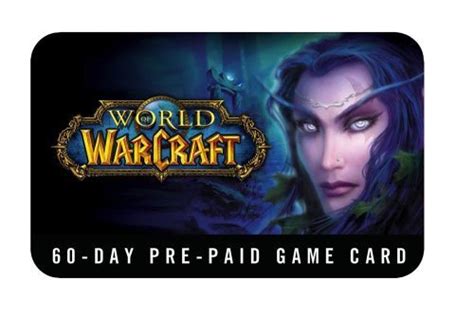 World of Warcraft Sixty Day Prepaid Game Time Card WoW 15-30 Minute Delivery