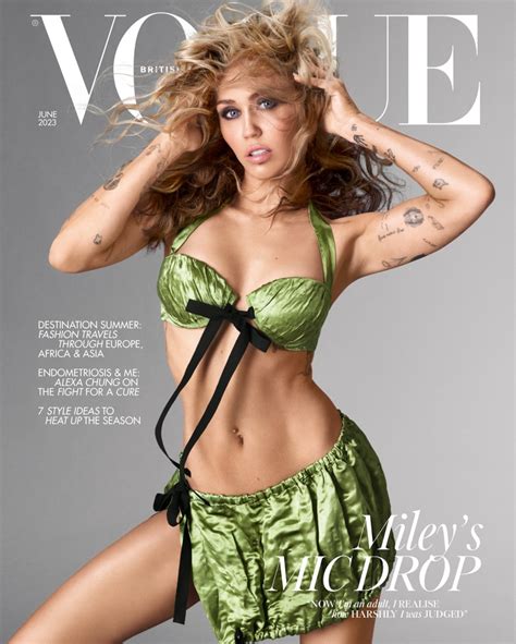 Miley Cyrus Impresses on British Vogue June 2023 Cover