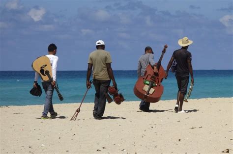 Musicians On The Beach Of Havana Free Stock Photo - Public Domain Pictures