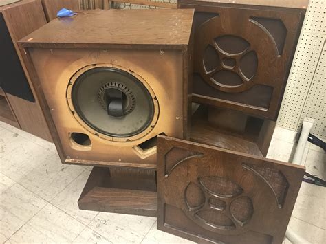 University Speakers. Anybody seen these before. $60 for the pair at a ...