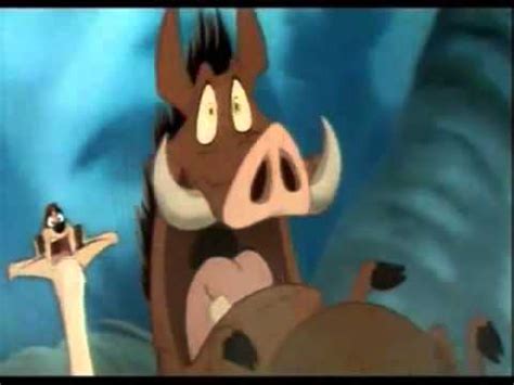 Nala wakes up Timon and Pumbaa from their nap - YouTube