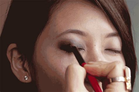 This technique could be adapted for darker skin tones too! -- GIF Lesson: A Smoky Eye That Isn’t ...