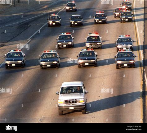 O j simpson white bronco hi-res stock photography and images - Alamy