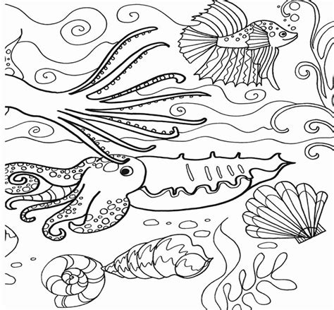 Sea Plants Coloring Pages Lovely Under the Sea Coloring Pages | Coloring pages, Free coloring ...