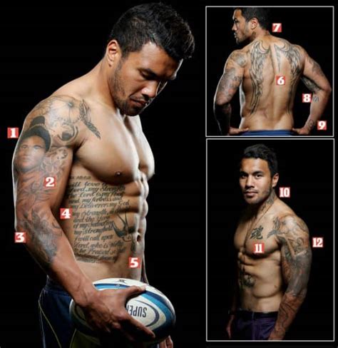 Top Tattoos: A rugby XV of tattooed players - Ruck