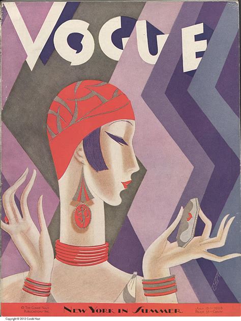 Vogue 1926 | Art deco illustration, Vogue covers art, Art deco posters