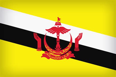 Brunei Large Flag | Brunei, Flag, National flag