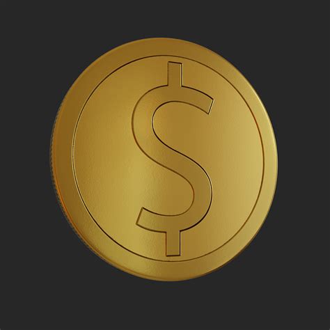 Gold Coin 3D Model | Free 3D Model | TextureCan